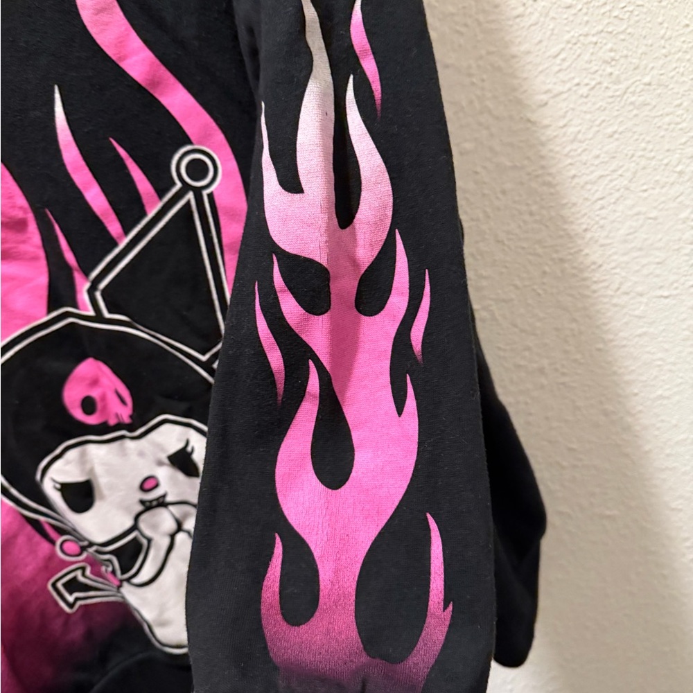 Torrid Kuromi Flames Sweatshirt Top Sanrio My Melody - Picture 3 of 5